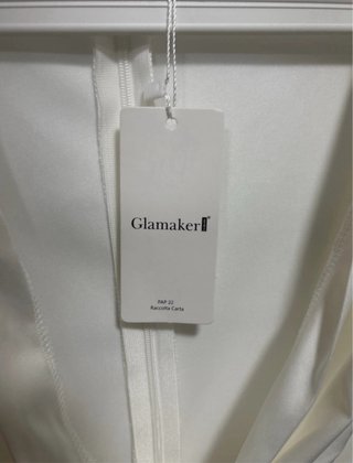 Vestido Blanco Glamaker Talla S