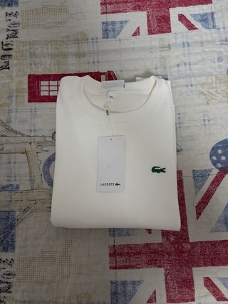 Sudadera Lacoste Blanca