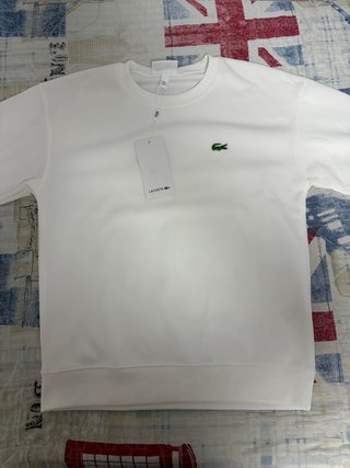 Sudadera Lacoste Blanca