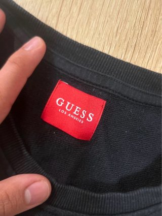 Sudadera Guess Negra Talla M