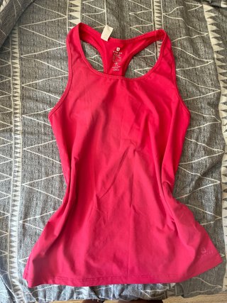 Top deportivo Domyos rosa talla XS