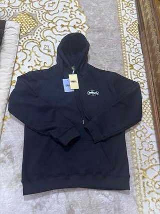 Sudadera Corteiz Negra con Capucha
