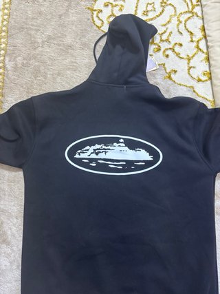 Sudadera Corteiz Negra con Capucha