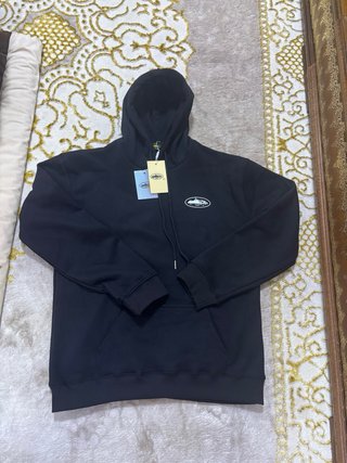 Sudadera Corteiz Negra con Capucha