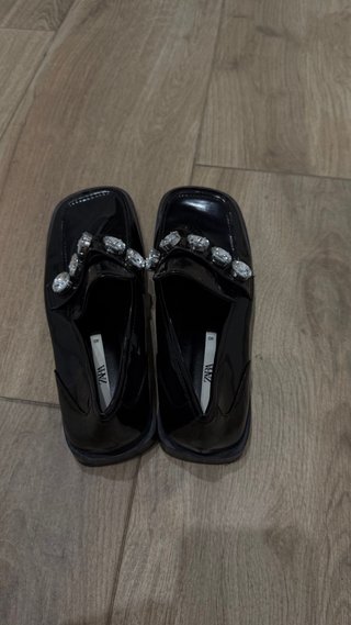 Scarpe Zara nere con strass