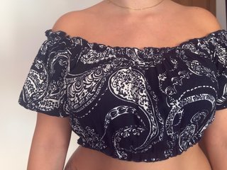 Top Hombros Descubiertos Tribal