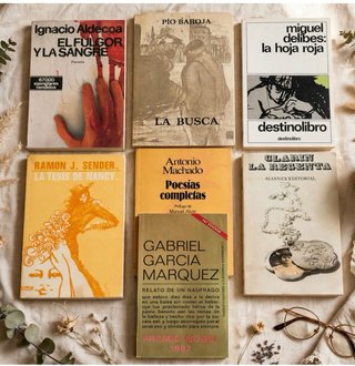 Lote 7 novelas clásicas literatura española