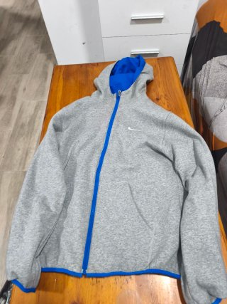 Chaqueta Nike Reversible Azul y Gris