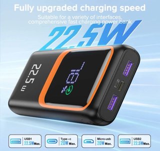 Batería Externa 22.5W Carga Rápida