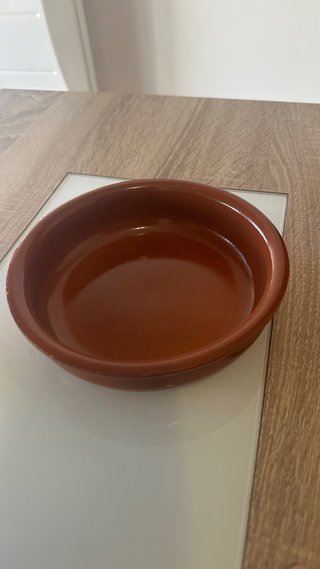 Cazuela de barro tradicional