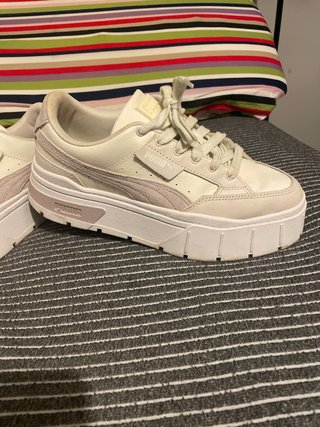 Zapatillas Puma Plataforma Beige