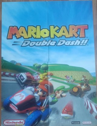 Poster Mario Kart Double Dash y Mapa Pokemon