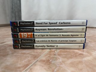 Lote 5 Juegos PlayStation 2 (PS2) LEER