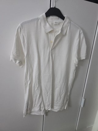Camisa Polo Mango Blanca