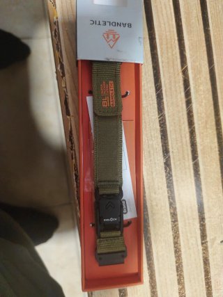 Correas Garmin Bandletic Nylon Verde Naranja