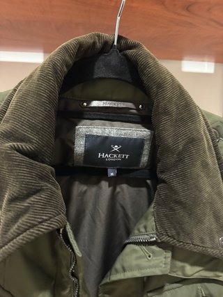 Chaqueta Hackett acolchada verde militar Talla XL