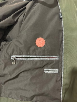 Chaqueta Hackett acolchada verde militar Talla XL