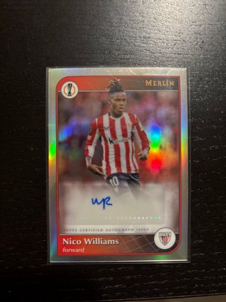 Nico Williams Merlin Autografo 2024