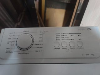 Lavadora Americana OK. Modelo OWM 6213 C.