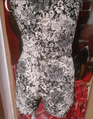 Mono corto estampado floral