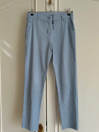 Pantalón estampado azul