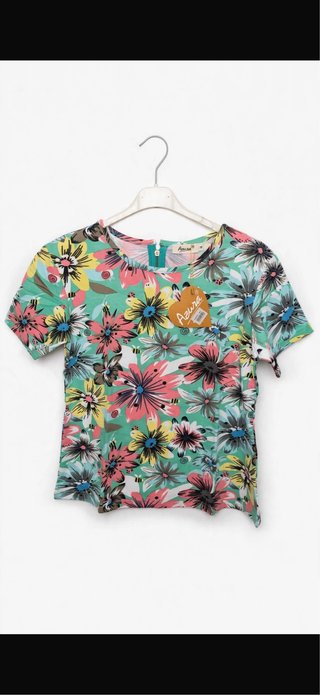 Blusa Azura Flores Talla S
