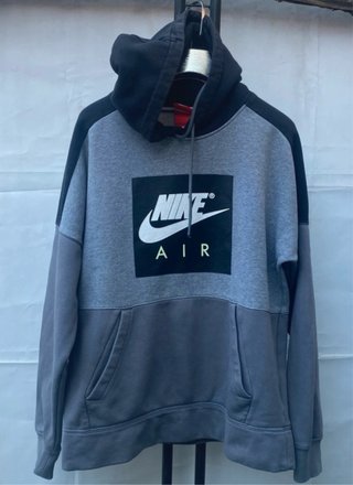 Sudadera Nike Air Gris y Negra