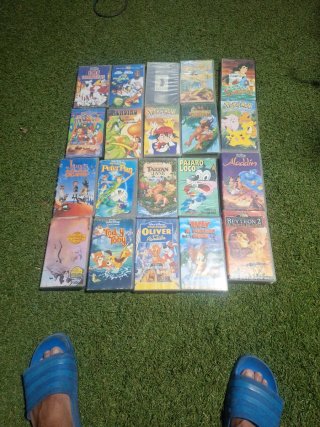 Lote de 20 Películas VHS Infantiles