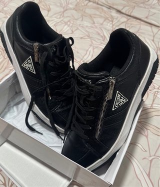 Zapatillas Guess Hombre Negras con Cremallera