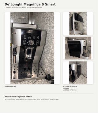 Cafetera Superautomática De'Longhi Magnifica S