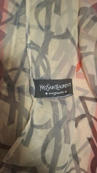 Sciarpa Yves Saint Laurent Beige