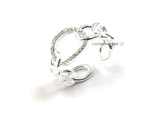 anillo plata 925mm con piedra con circonita