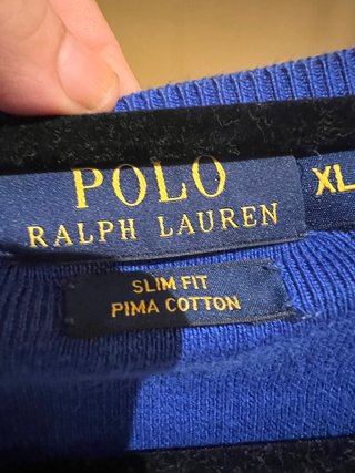 Jersey Polo Ralph Lauren Talla XL Algodón Pima