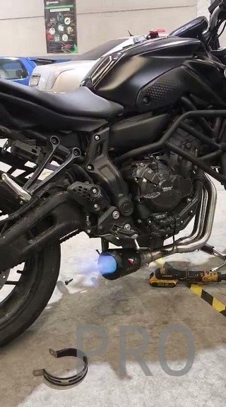 sistema completo escape YAMAHA MT07 Tracer 700 XSR