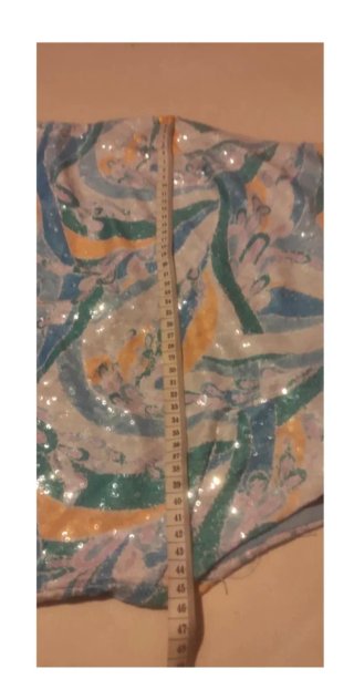 Vestido corto lentejuelas Talla L