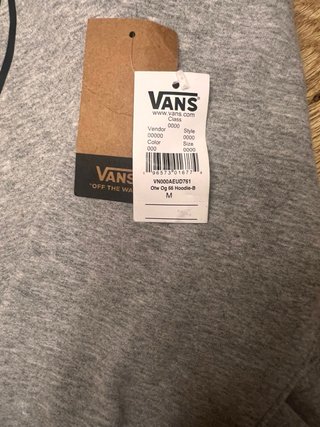 Sudadera Vans Gris