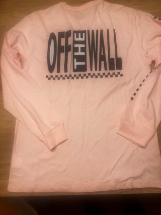 Camiseta Vans Manga Larga Rosa