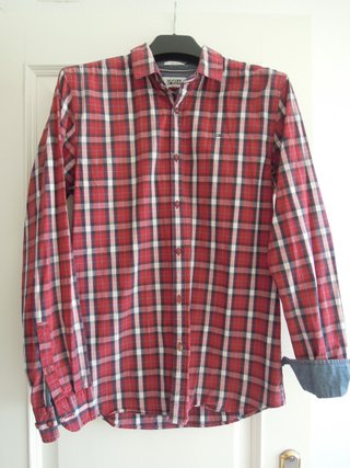 Camisa Tommy Hilfiger Cuadros Rojo/Azul