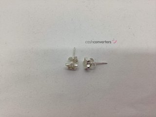 pendientes plata 925mm con piedra con nacar