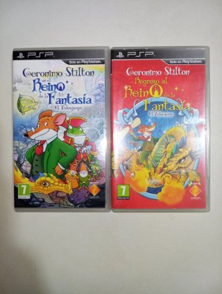 2 Juegos PSP Geronimo Stilton Fantasía