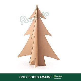 Albero di cartone resistente per Natale, facile da montare