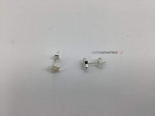 pendientes plata 925mm con piedra con nacar