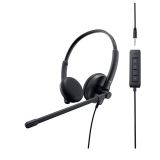 Auriculares Dell con Micrófono Negro