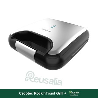 Sandwichera Cecotec Grill Piedra Acero Inoxidable