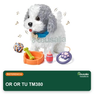 Perro Peluche Interactivo con Correa Mando