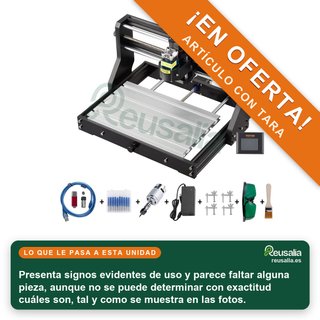 CON TARA - Máquina Grabado Láser Fresadora Grabadora CNC