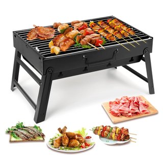 Barbacoa Portátil Uten Parrilla Plegable Carbón
