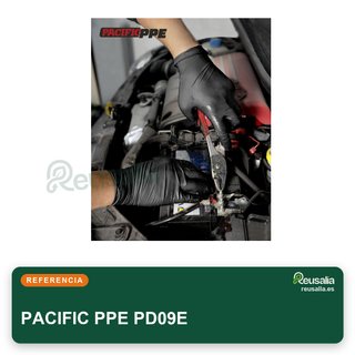 Guantes Nitrilo PACIFIC PPE Resistentes Negros
