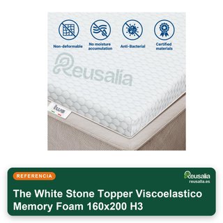 Topper Viscoelastico Memory Foam 160x200 H3