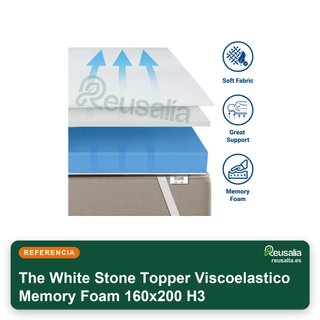 Topper Viscoelastico Memory Foam 160x200 H3
